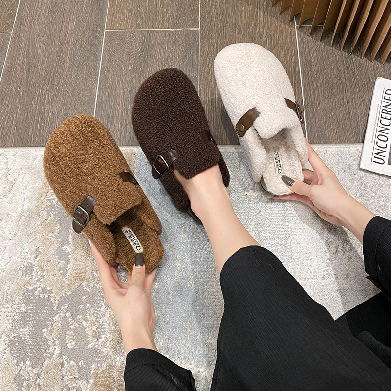 Insole Arch Support - 2025 Fashion Fur Clogs Slippers for