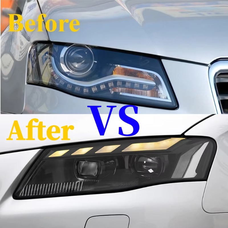 Running Headlamp Led - For Audi A4 B8 Headlight 2008-2012