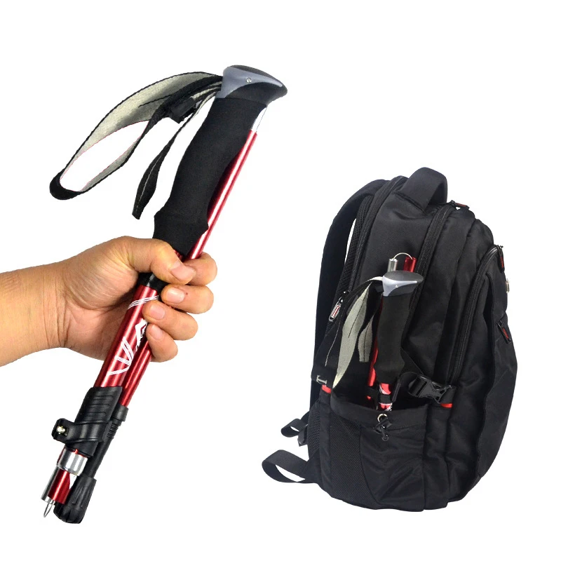 5 Section Outdoor Fold Trekkin - Trekking Pole Carbon ulasan dan harga
