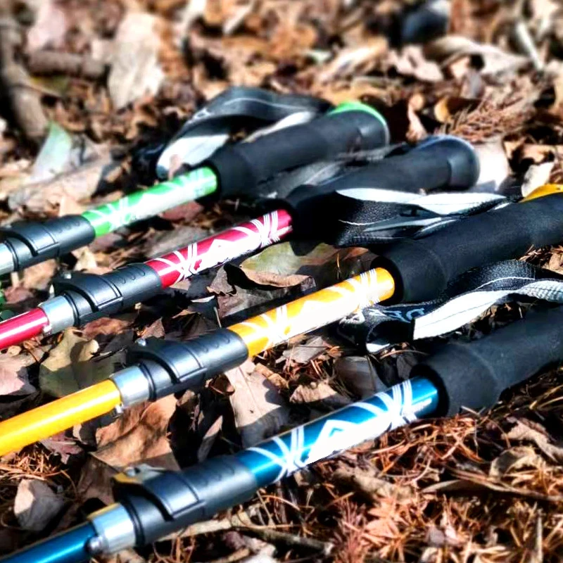 5 Section Outdoor Fold Trekkin - Trekking Pole Carbon ulasan dan harga
