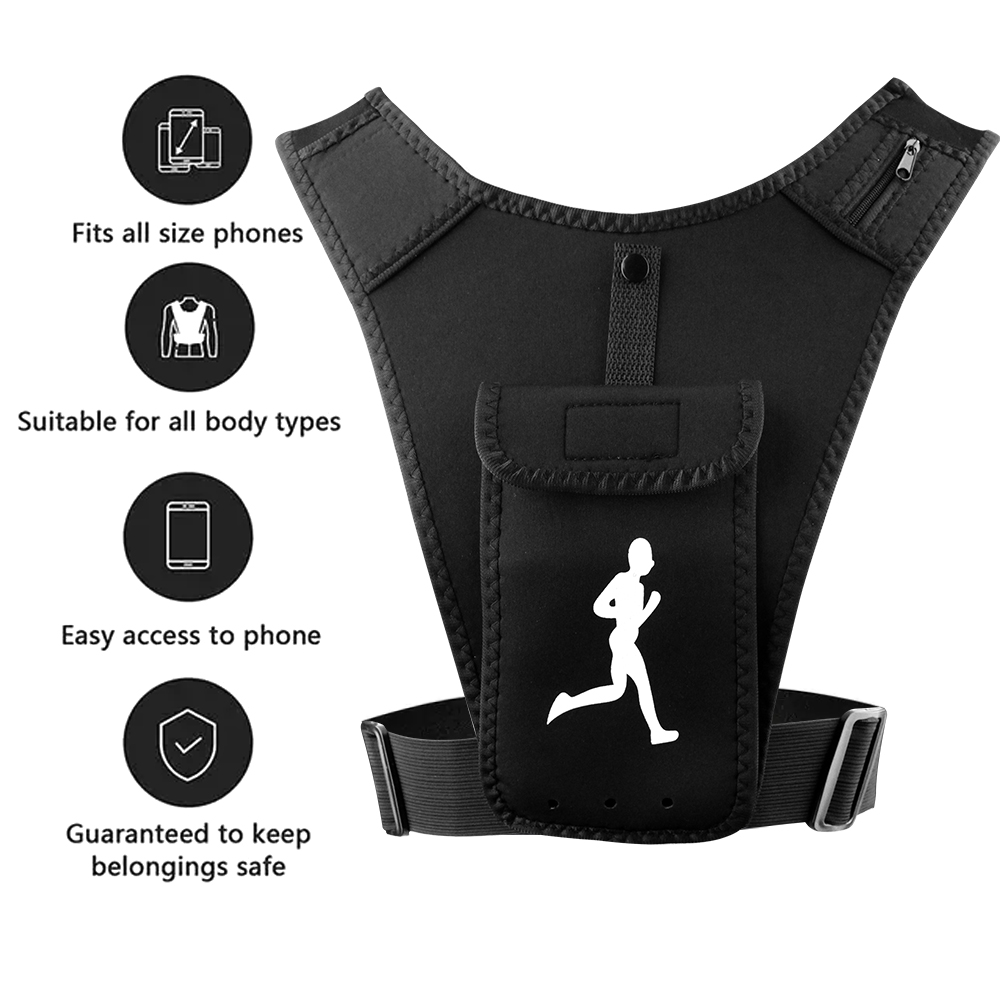 Adjustable Running Vest Phone  - Running Gear Hydration ulasan dan harga