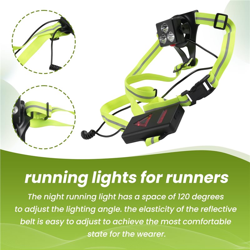 Quality Night Running Lights F - Reflective Running Gear Vest ulasan dan harga