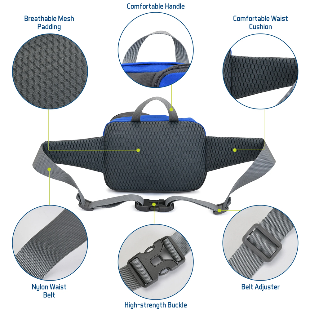 1PCSFanny Pack Waist Bag - Uni - Running Gear Cool ulasan dan harga