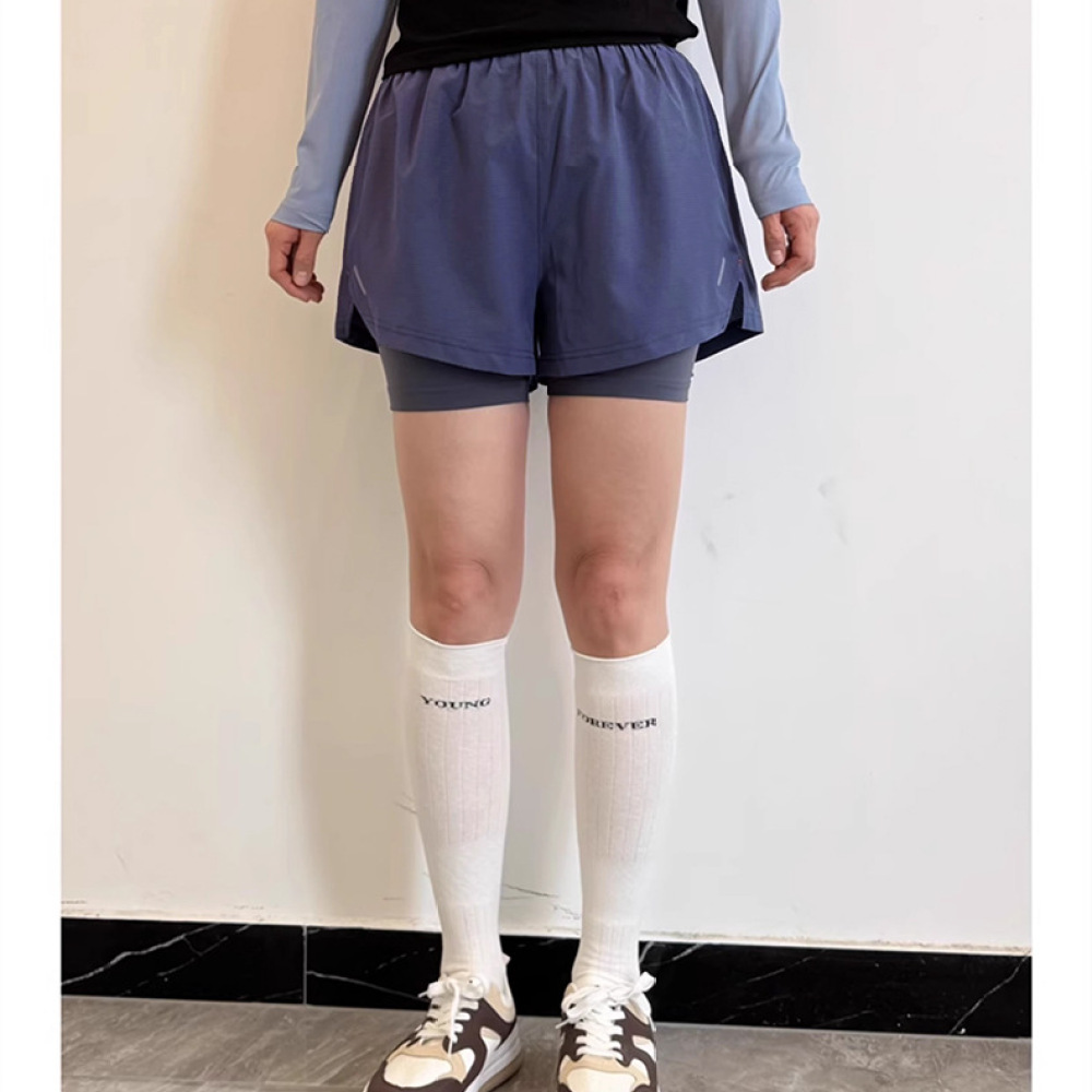 Female Athletic Gym Shorts 2 I - Running Gear Junior ulasan dan harga