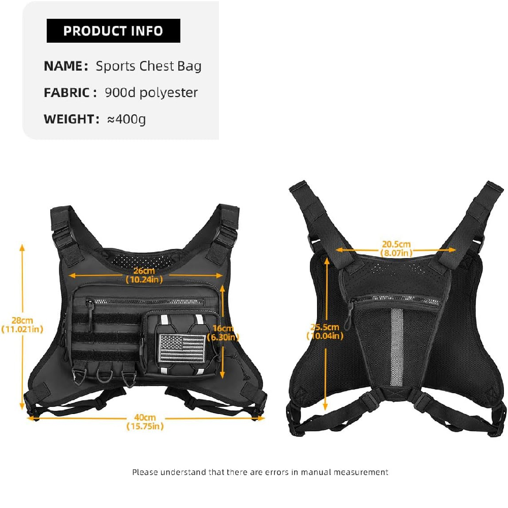 1PCS Reflective Cycling Chest  - Running Gear Cool ulasan dan harga