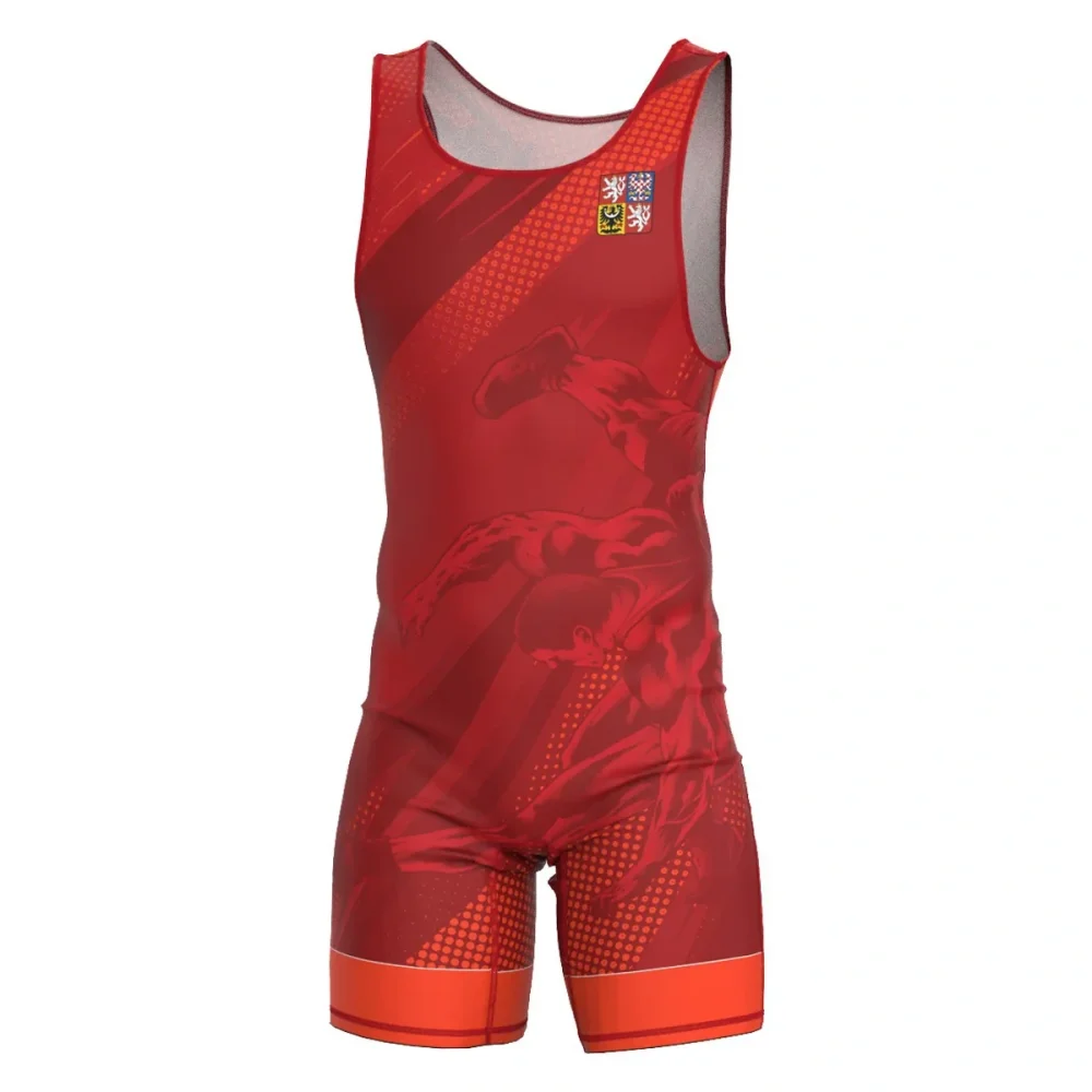 Mens Wrestling Singlet Uniform - Running Gear Cool ulasan dan harga