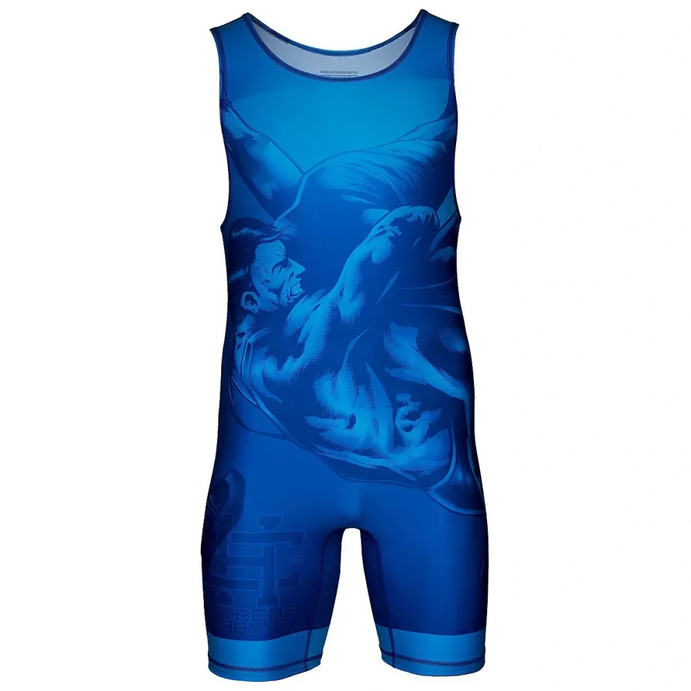 Mens Wrestling Singlet Uniform - Running Gear Cool ulasan dan harga