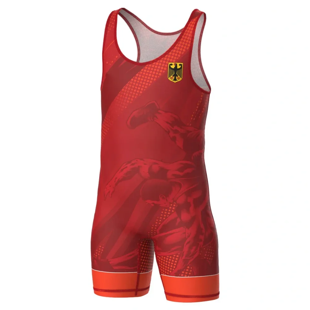 Mens Wrestling Singlet Uniform - Running Gear Cool ulasan dan harga