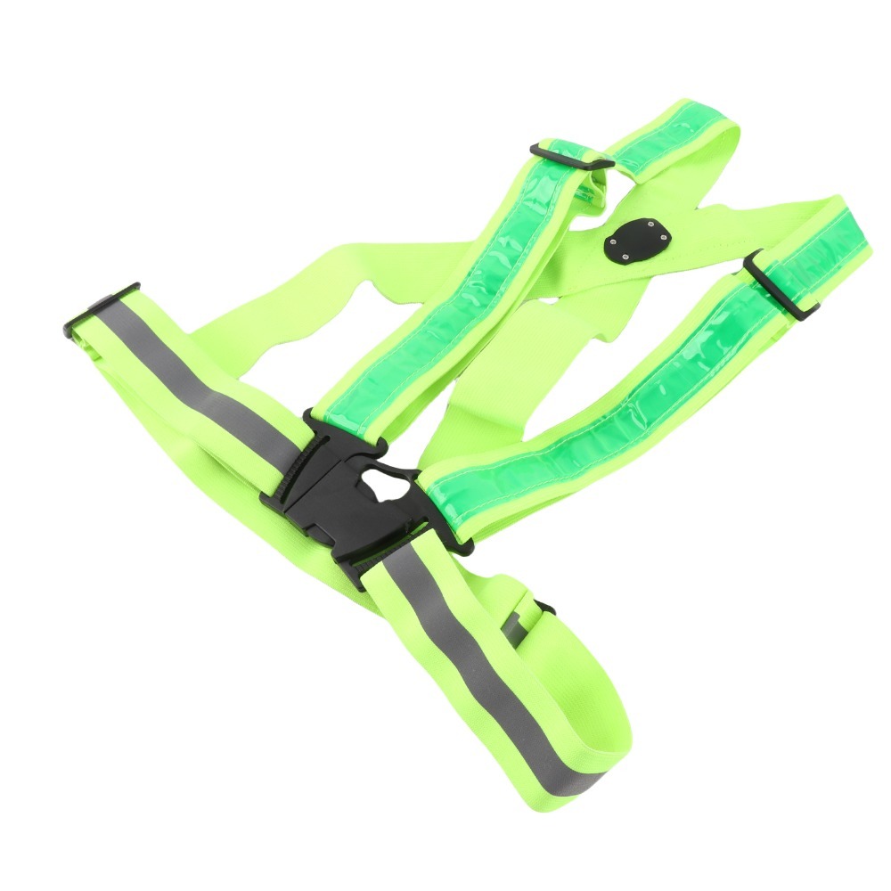 New Polyester LED Safety Vest  - Reflective Running Gear Vest ulasan dan harga