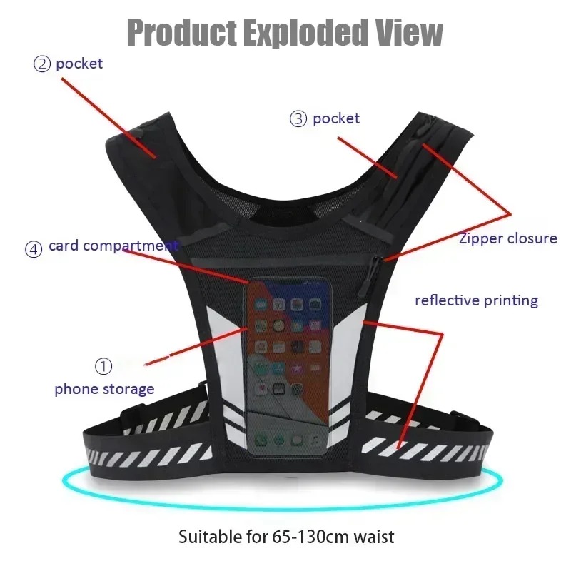 CZHIYAO ightweight Running Ves - Reflective Running Gear Vest ulasan dan harga