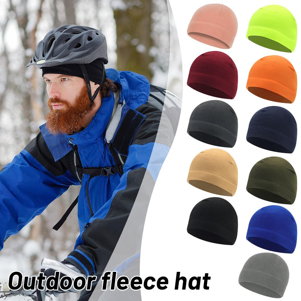 Winter Polar Fleece Cap Men Wo - Running Gear Cool ulasan dan harga