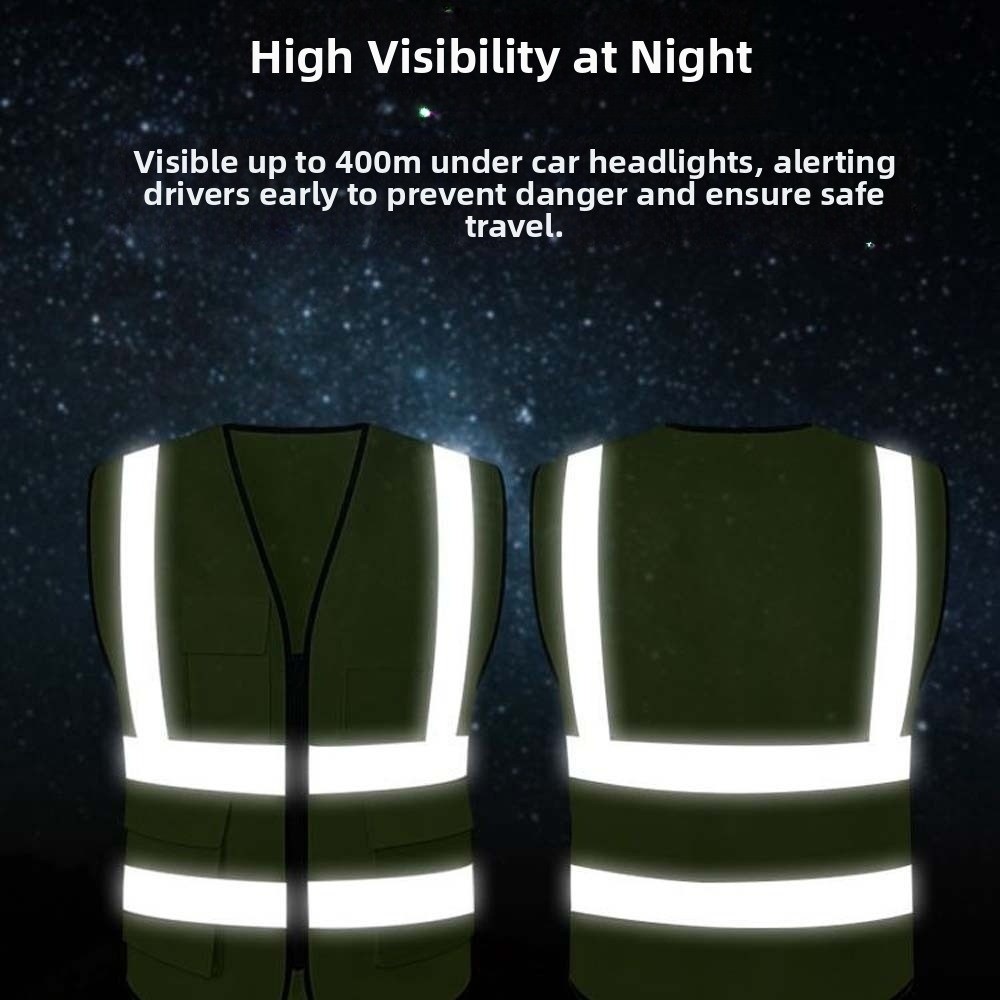 High Visibility Reflective Ves - Reflective Running Gear Vest ulasan dan harga