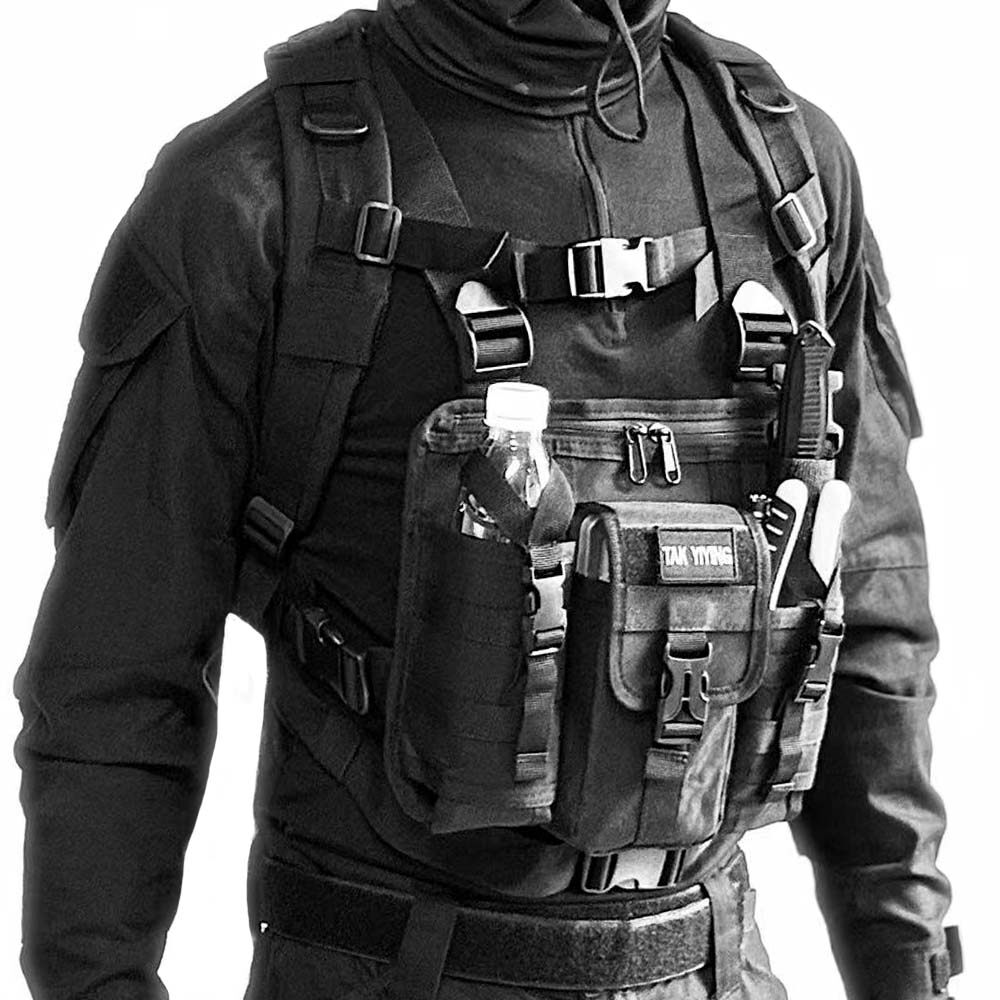 QX Tactical Vest Chest Bag Mul - Running Gear Hydration ulasan dan harga