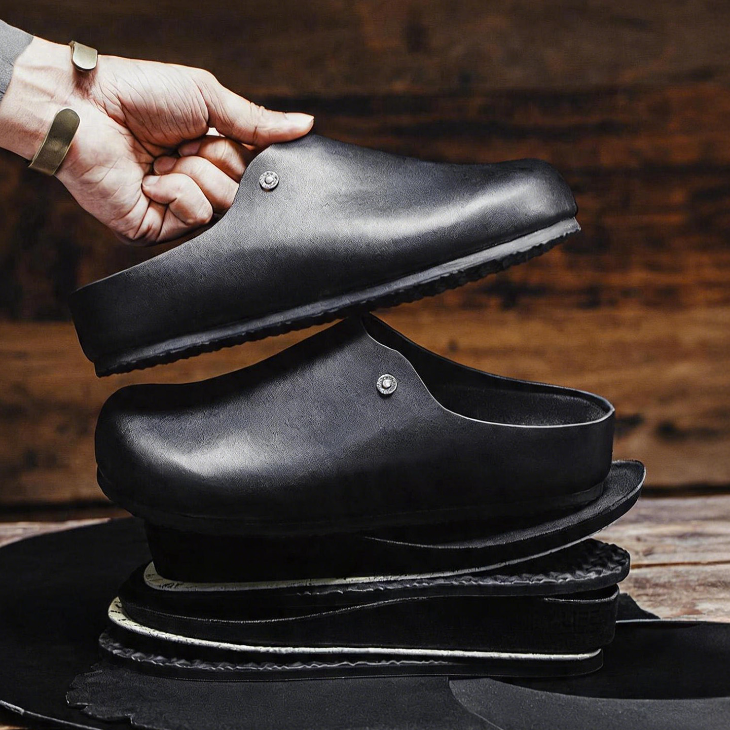 Maden Men's Mule Shoes Slip On - Insole Arch Support ulasan dan harga
