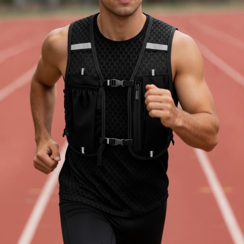New Running Vest Unisex Lightw - Reflective Running Gear Vest ulasan dan harga