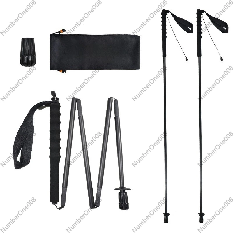 Ultra-Light Carbon Fiber Foldi - Trekking Pole Carbon ulasan dan harga