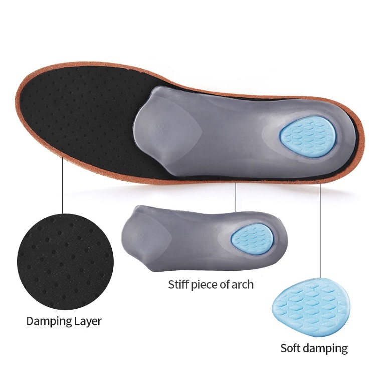 1 pair of leather orthopedic i - Insole Arch Support ulasan dan harga