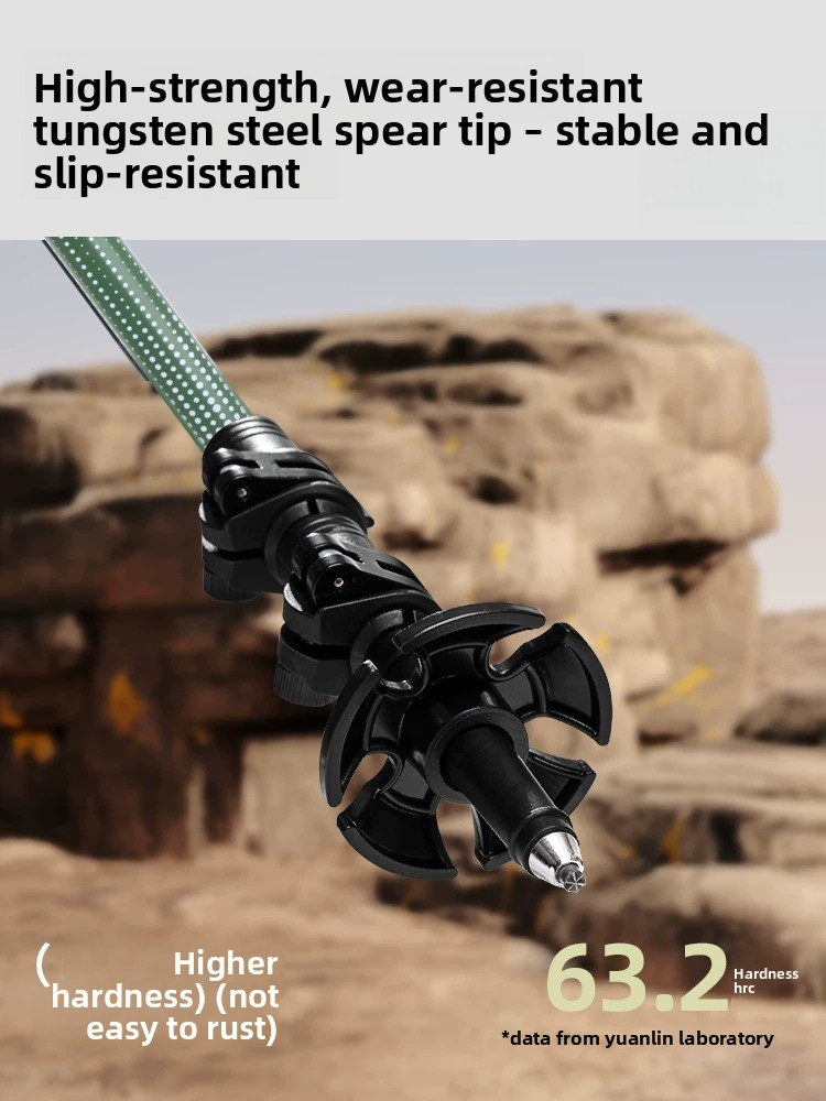 Professional 3K Carbon Fiber T - Trekking Pole Carbon ulasan dan harga