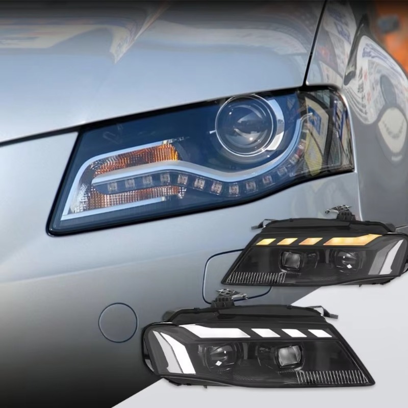For Audi A4 B8 Headlight 2008- - Running Headlamp Led ulasan dan harga