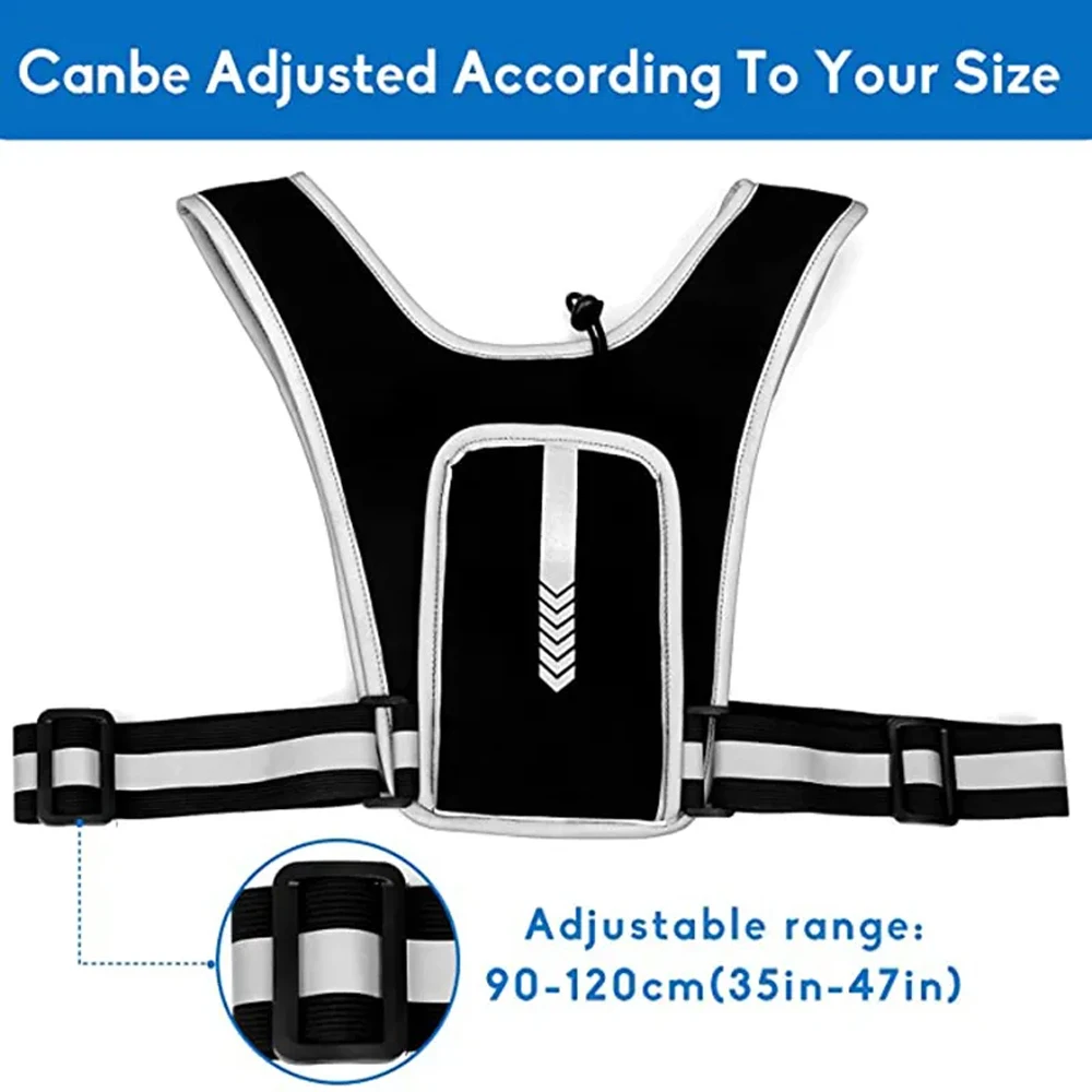 Running Vest Phone Holder for  - Reflective Running Gear Vest ulasan dan harga